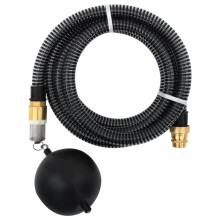 Berkfield Suction Hose with Brass Connectors Black 1.1" 4 m PVC