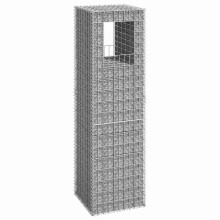 Berkfield Gabion Basket Post 50x50x180 cm Iron
