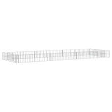 Berkfield Gabion Raised Bed Galvanised Steel 300x100x20 cm