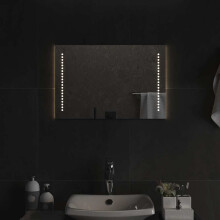 Berkfield LED Bathroom Mirror 60x40 cm