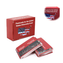 US Citizenship Flash Cards 2024, 100 Civics Questions DualLanguage English Spanish Study Cards