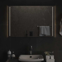 Berkfield LED Bathroom Mirror 90x60 cm