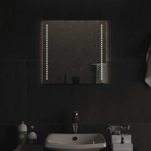 Berkfield LED Bathroom Mirror 50x50 cm