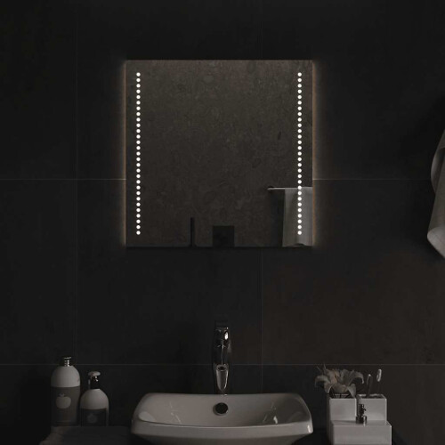 Berkfield LED Bathroom Mirror 50x50 cm