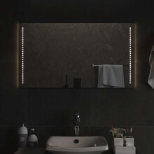 Berkfield LED Bathroom Mirror 90x50 cm