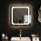 Berkfield LED Bathroom Mirror 50x50 cm 1