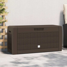 Berkfield Garden Storage Box Brown 119x48x60 cm PP