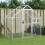 Berkfield Aviary Silver 179x100x185 cm Aluminium 1