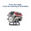 V8 Engine Model Kit with Realistic Simulation, DIY Working Internal Combustion Engine for RC Car Display 4