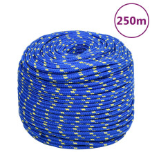 Berkfield Boat Rope Blue 8 mm 250 m Polypropylene