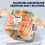 3D Maze Cube Rolling Ball Puzzle Toy Orange – Boosts Spatial Awareness and Enhances Logical Thinking 3