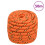Berkfield Boat Rope Orange 20 mm 50 m Polypropylene 1