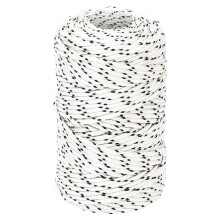 Berkfield Braided Boat Rope White 2 mmx500 m Polyester