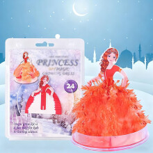 Magic Crystal Growing Christmas Tree Kit with Fast Crystal Growth, DIY Holiday Science Fun (Princess Dress A)