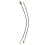 2PCS New Rear Lower Tailgate Boot Straps Cables for   1990-2025 BYC500070 RRC5539 Tailgate Pull Cable 1