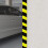 Berkfield Corner Protector Yellow&Black 4x3x100 cm PU 1