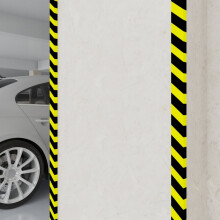 Berkfield Corner Protectors 2 pcs Yellow&Black 6x2x101.5 cm PU