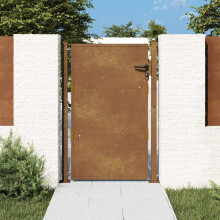 Berkfield Garden Gate 100x125 cm Corten Steel