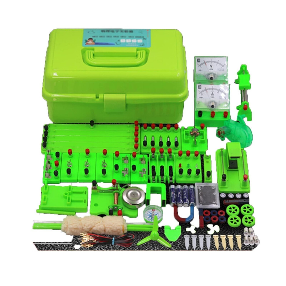 Physics Experiment Kit For Middle School Students, Diy Electric Circuit And Electromagnetic Learning Set 9045646556925