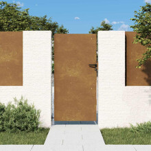 Berkfield Garden Gate 85x175 cm Corten Steel