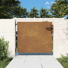 Berkfield Garden Gate 85x75 cm Corten Steel