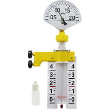 Gas Law Demonstration Apparatus with Accurate Pressure Reading and Manual Volume Control for Classroom Physics Laboratory Experiments