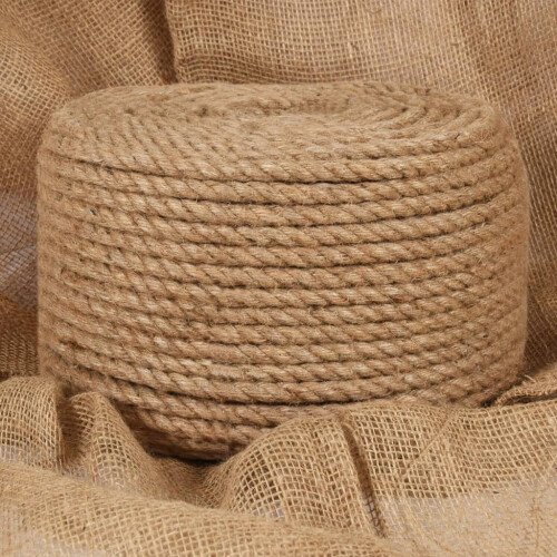 Berkfield Jute Rope 25 m Long 10 mm Thick