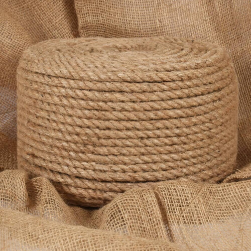 Berkfield Jute Rope 25 m Long 12 mm Thick