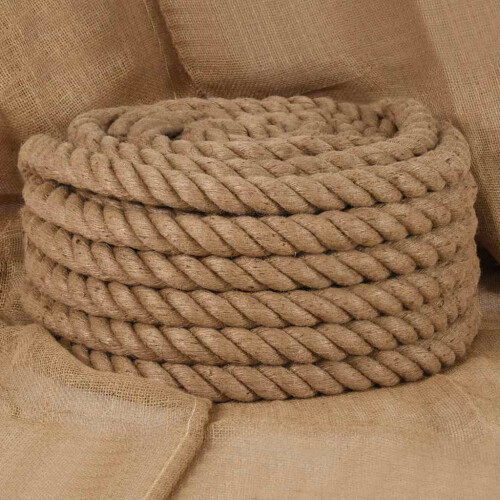 Berkfield Jute Rope 10 m Long 40 mm Thick
