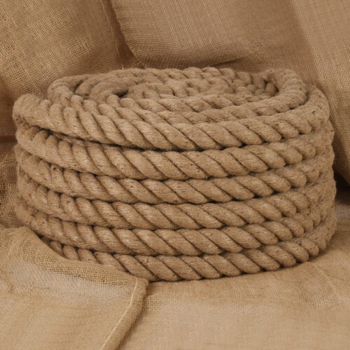 Berkfield Jute Rope 25 m Long 30 mm Thick