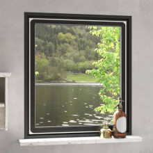 Berkfield Magnetic Insect Screen for Windows White 120x140 cm