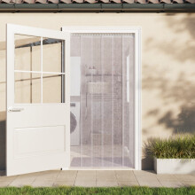 Berkfield Door Curtain Transparent 200 mmx1.6 mm 10 m PVC