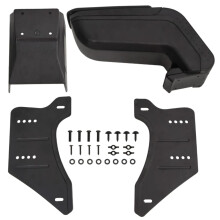 Berkfield Car Armrest Universal Black 14x30x(32-48.5) cm ABS