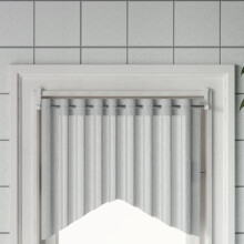 Berkfield Curtain Rails 2 pcs White and Silver 60-105 cm Aluminium