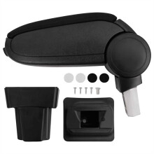 Berkfield Car Armrest Black 11.5x32x(30-50) cm ABS