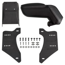 Berkfield Car Armrest Universal Black 13x33x(33-53) cm ABS