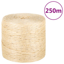 Berkfield Rope 100% Sisal 4 mm 250 m