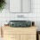 Berkfield Countertop Basin Blue Oval 59x40x14 cm Ceramic 1