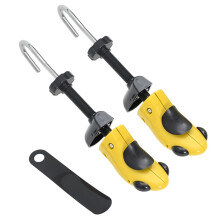 Berkfield Shoe Stretchers with Shoe Horn Yellow EU 34-37 Plastic