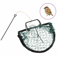 Berkfield Bird Trap Green 20 cm Steel