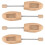 Berkfield Shoe Trees 2 Pairs EU 35-38 Solid Wood Lotus 1