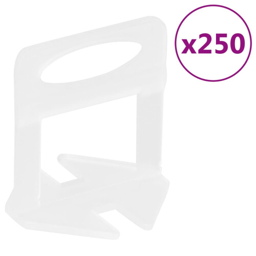 Berkfield Tile Levelling Clips 250 pcs 2 mm