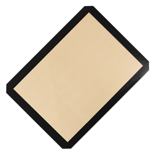 Plaque de cuisson antiadhésive efficace, tapis de four en-Noir