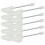 Berkfield Shoe Trees 5 Pairs White EU 38-44 Plastic 1