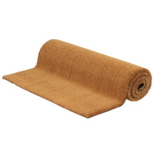 Berkfield Door Mat Natural 80x100 cm Tufted Coir