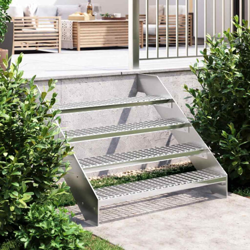 Berkfield Grate Step 100x24x7 cm Galvanised Steel