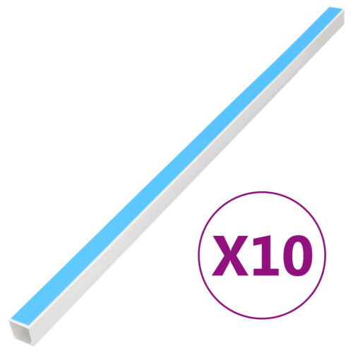 Berkfield Cable Trunking Self-Adhesive 33x33 mm 10 m PVC