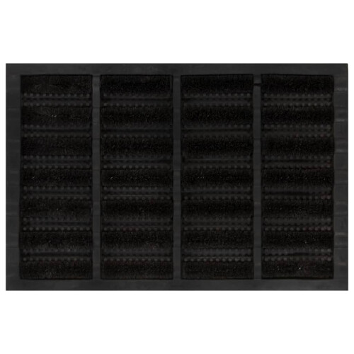 Berkfield Door Mat Rectangular 40x60 cm Rubber and Coir