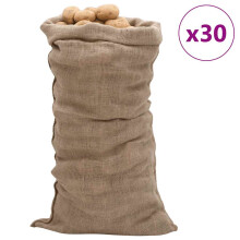 Berkfield Jute Sacks 30 pcs 65x135 cm 100% Jute 220 gsm
