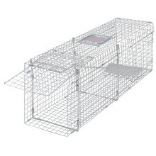 Berkfield Galvanised Live Trap 100 cm
